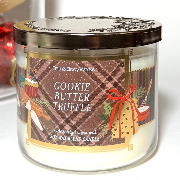 COOKIE BUTTER TRUFFLE 3 Wick Candle - Picture 1 of 3
